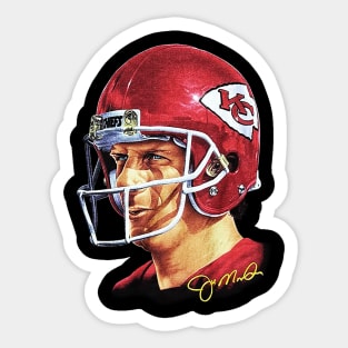 90s Football Joe Montana - Chiefs - Classic Sticker